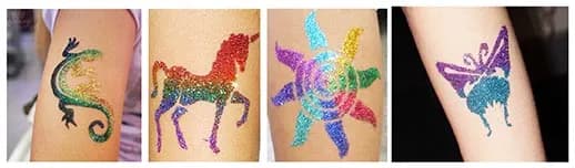 Tatouage paillettes