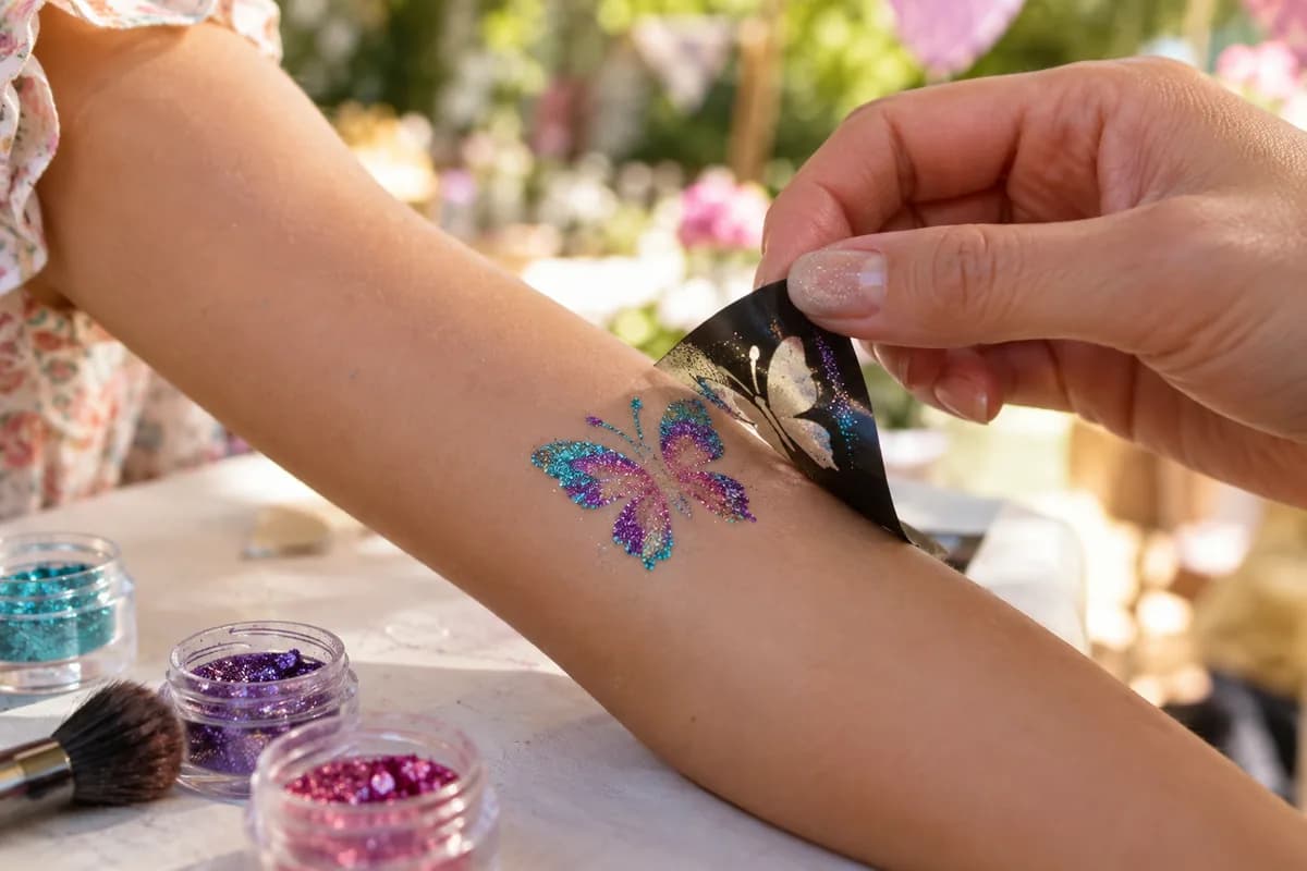 Tatouage paillettes
