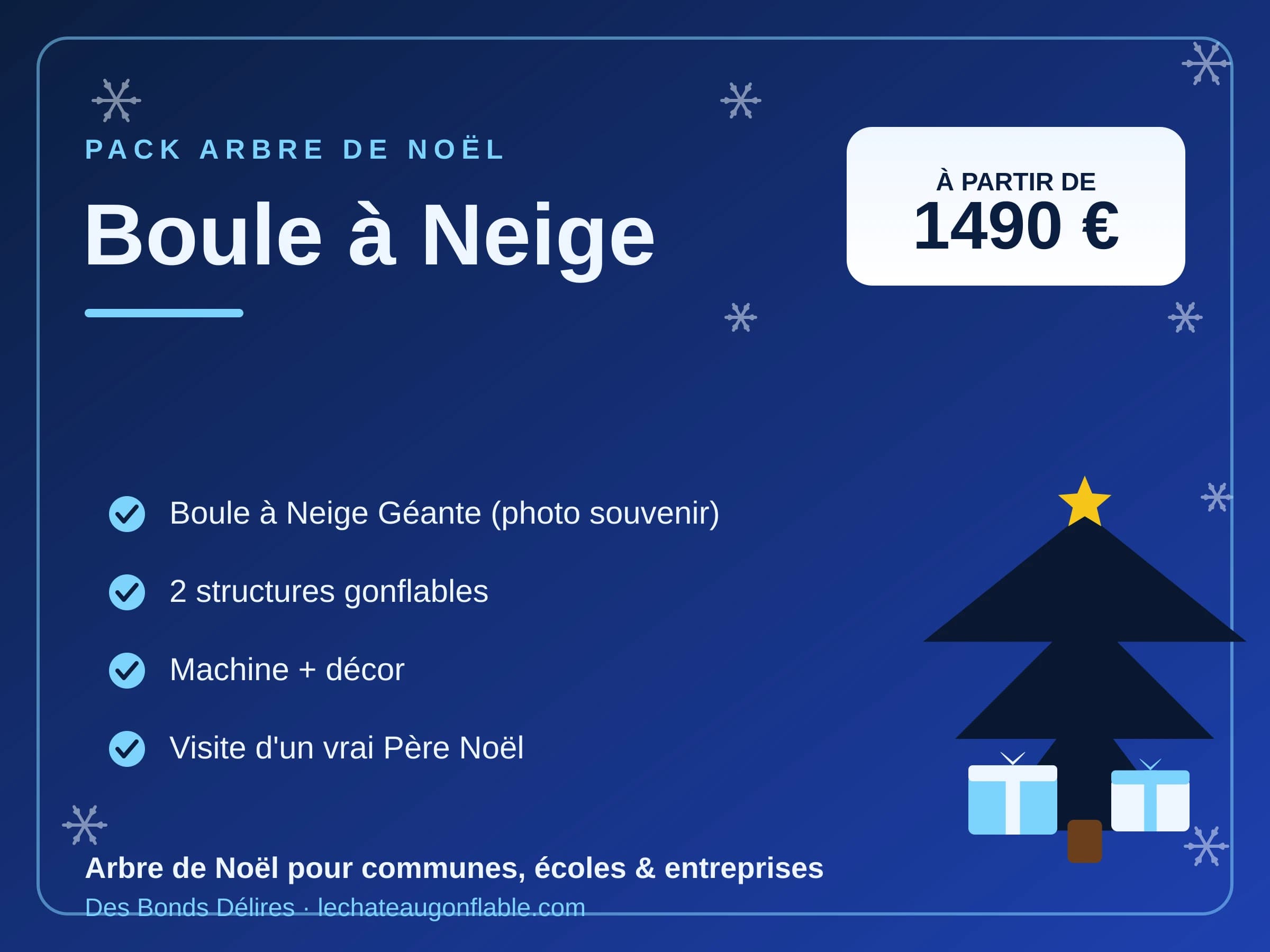 Pack Arbre de Noël — Boule à Neige