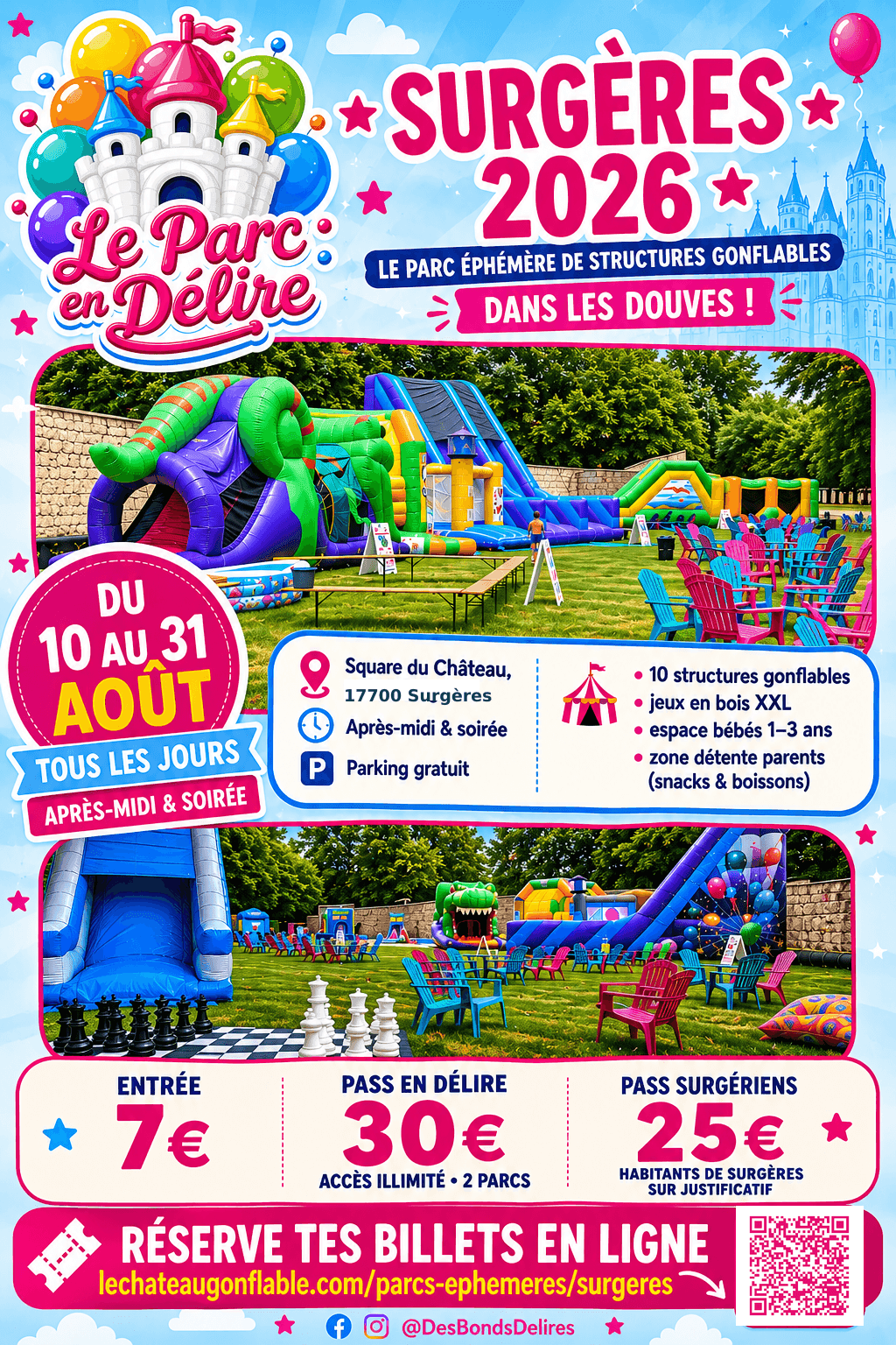 Surgères · Flyer officiel (Le Parc)