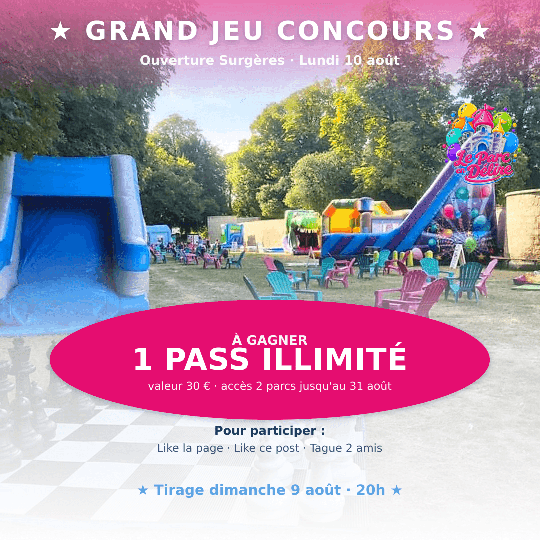 Surgères J-5 · Grand jeu concours